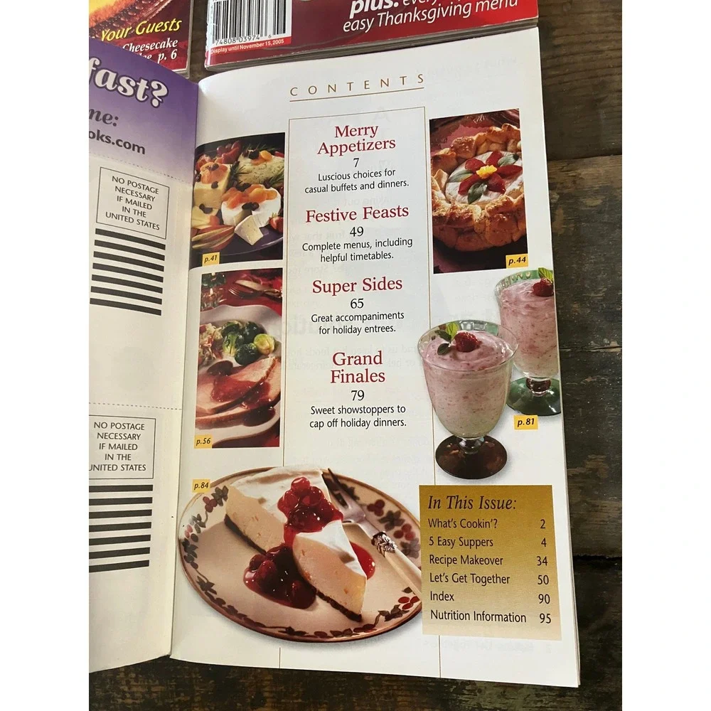 Pillsbury Classic Cookbooks Holiday Baking Entertaining Lot 4 1996-2005 Vintage